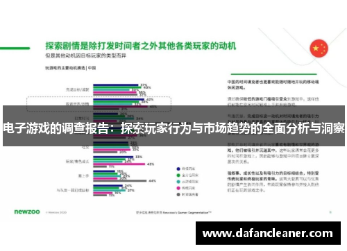电子游戏的调查报告：探索玩家行为与市场趋势的全面分析与洞察